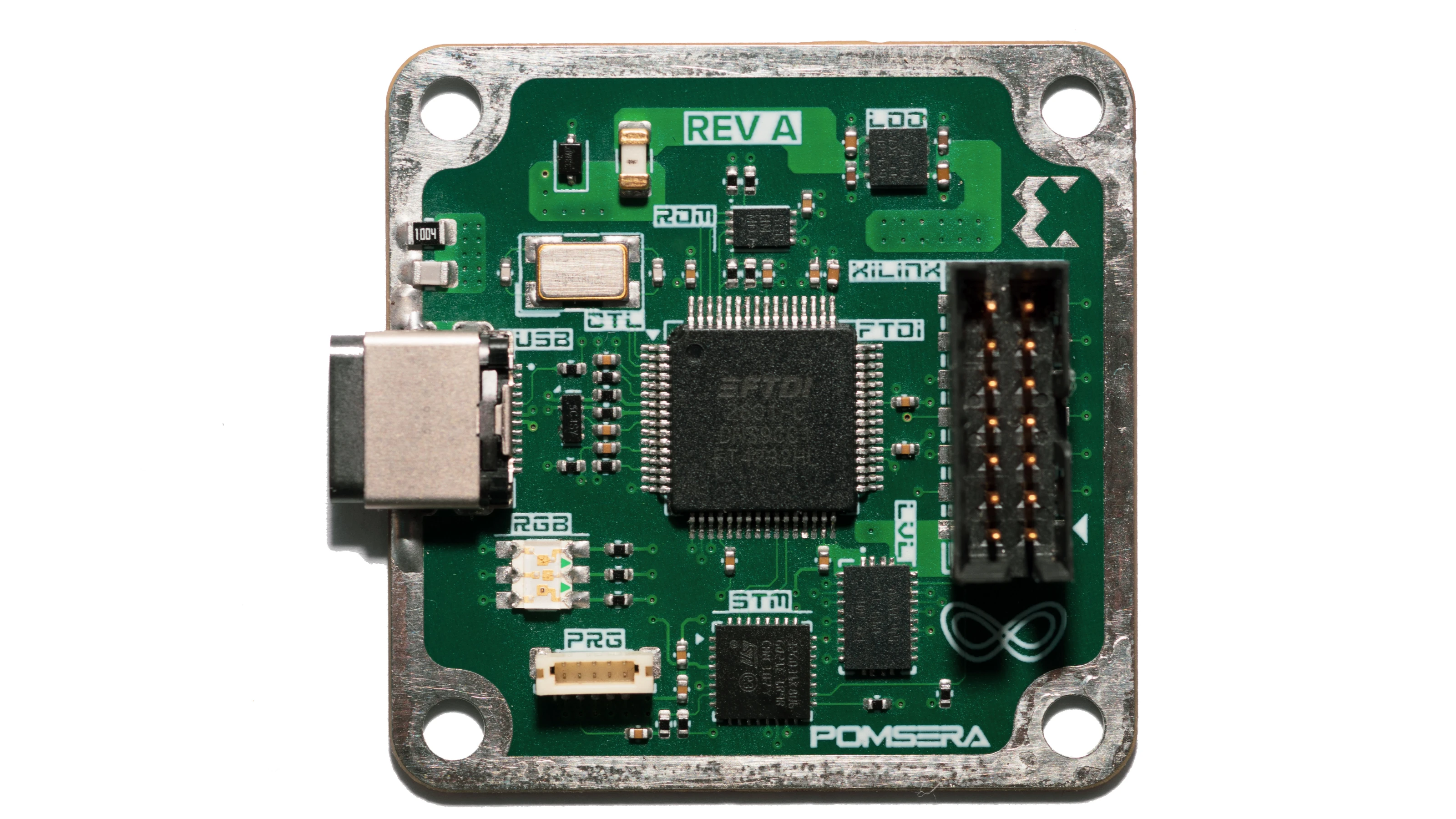 POM-TAG Handsoldered Prototype - Front 