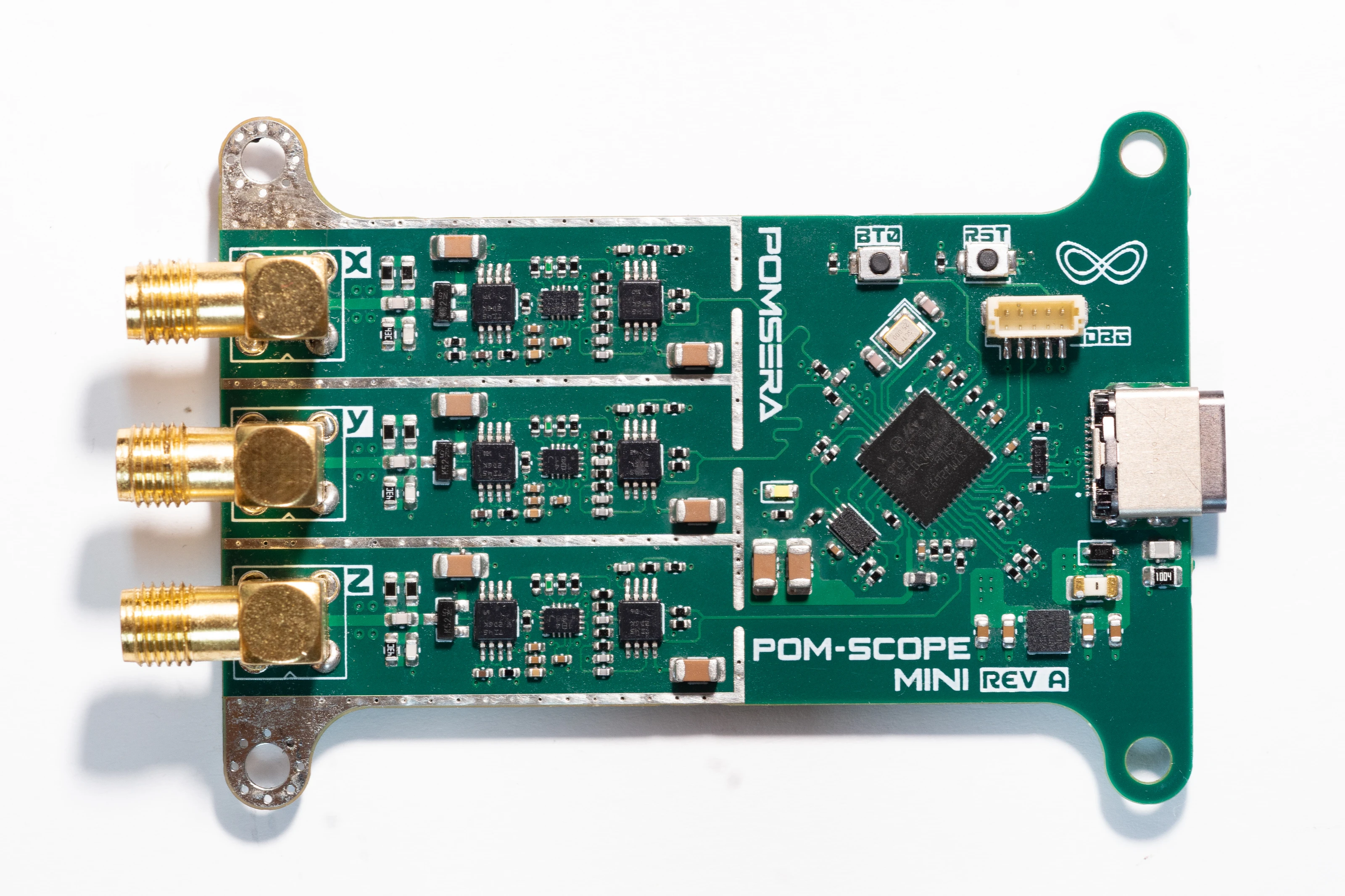 PomScope Mini - Handsoldered Prototype - Front