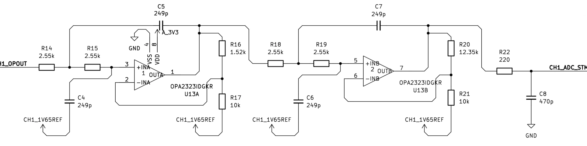 Two second-order filters make one fourth-order filter